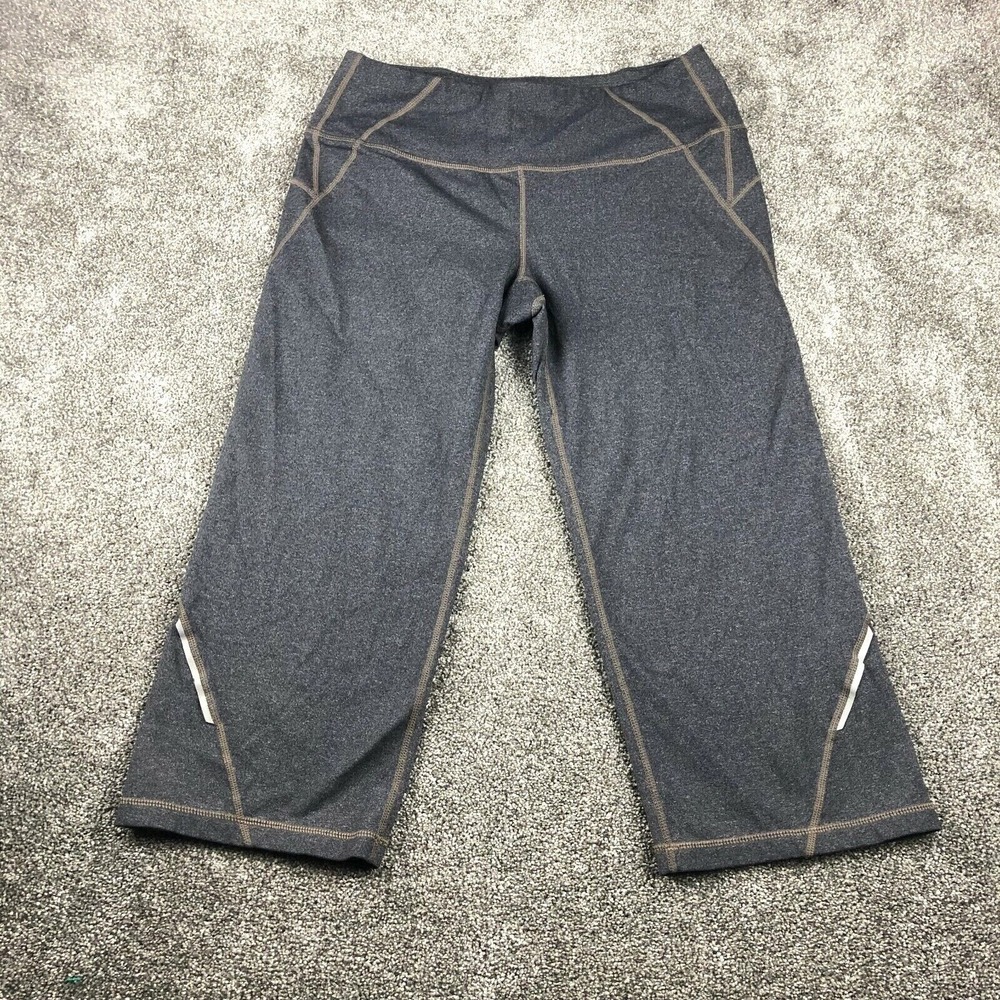 Athleta Womens Gray Stretch Performance Capri Pants S